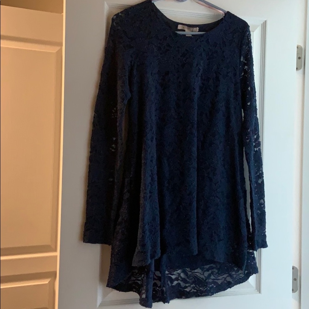 Forever 21 floral lace embroidered dress